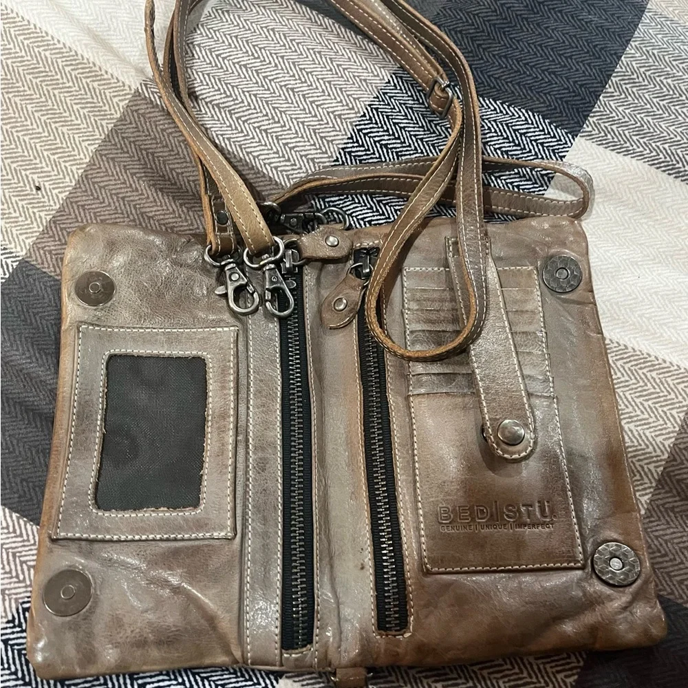 Bed Stu Tan Bayshore Wallet/Crossbody - Picture 4 of 5
